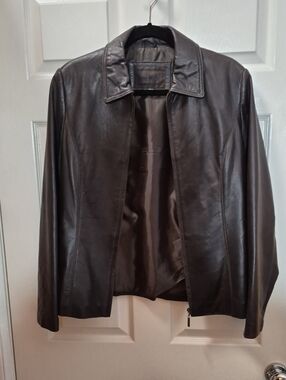 Men's Classic Brown Leather Jacket